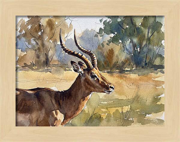 Four Horned Antelope Portrait