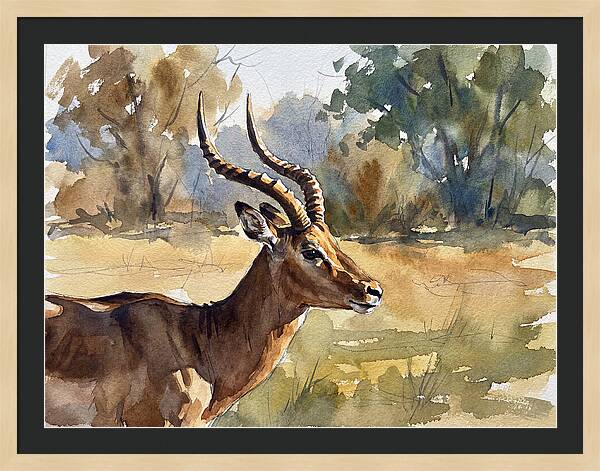 Four Horned Antelope Portrait