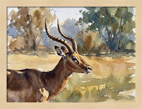 Four Horned Antelope Portrait