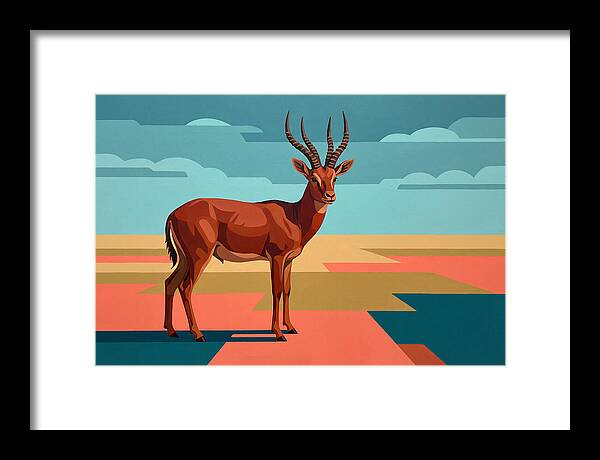Four Horned Antelope Standing Proud