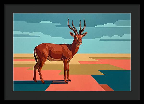 Four Horned Antelope Standing Proud