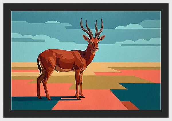 Four Horned Antelope Standing Proud