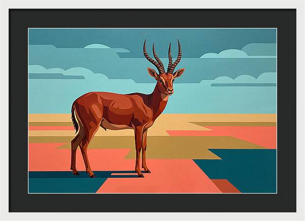 Four Horned Antelope Standing Proud