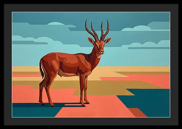 Four Horned Antelope Standing Proud