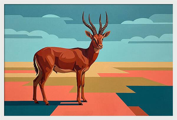 Four Horned Antelope Standing Proud