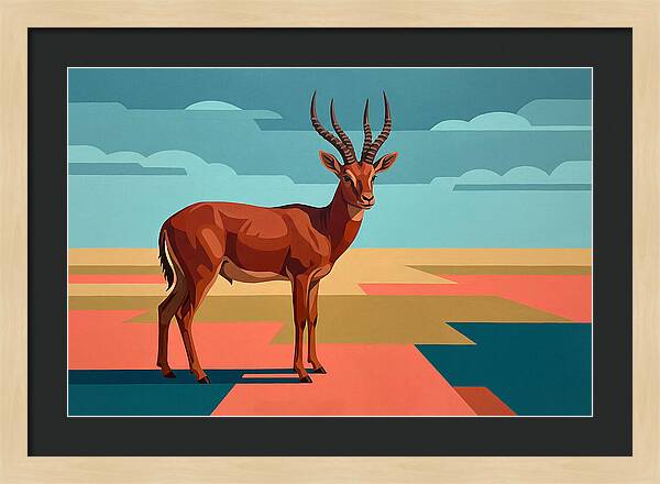 Four Horned Antelope Standing Proud