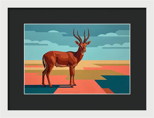 Four Horned Antelope Standing Proud