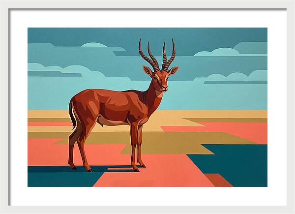 Four Horned Antelope Standing Proud