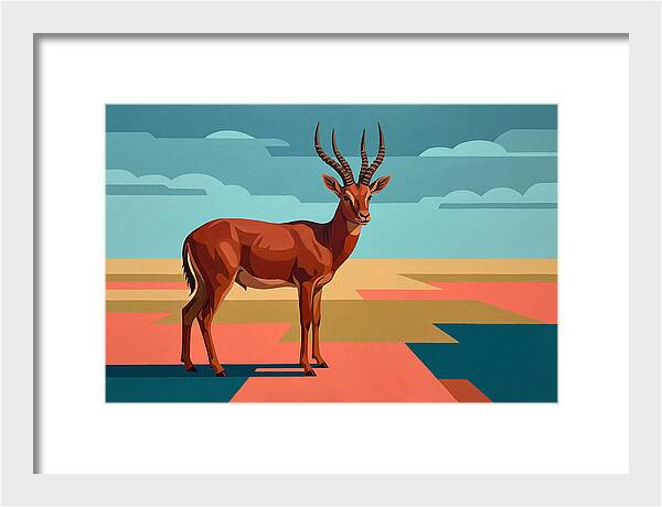 Four Horned Antelope Standing Proud