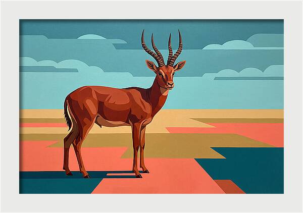 Four Horned Antelope Standing Proud