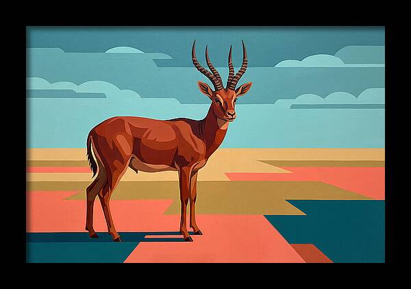 Four Horned Antelope Standing Proud