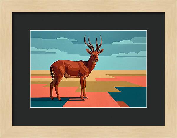 Four Horned Antelope Standing Proud