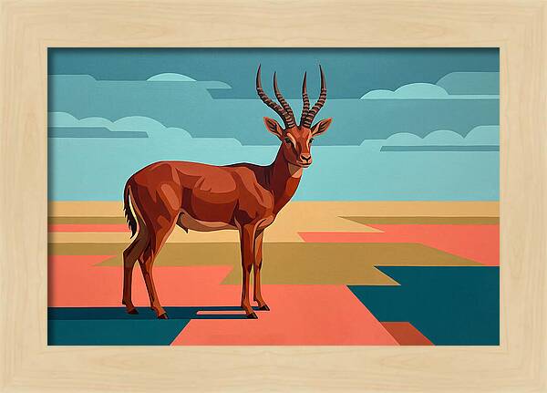 Four Horned Antelope Standing Proud