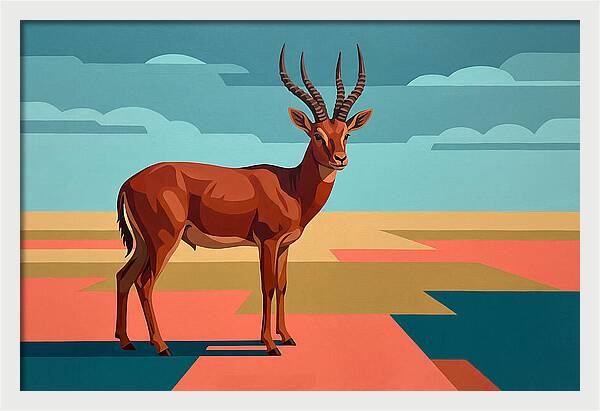 Four Horned Antelope Standing Proud