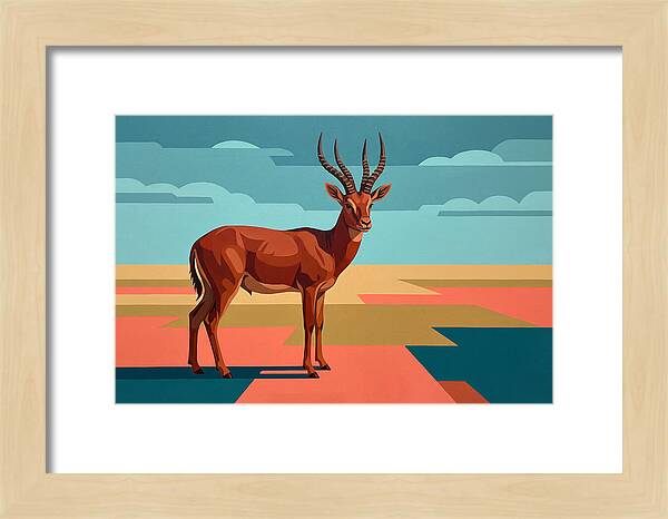 Four Horned Antelope Standing Proud