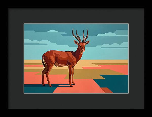 Four Horned Antelope Standing Proud