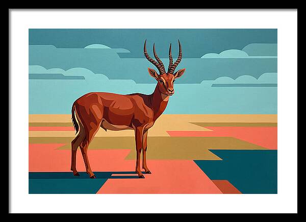 Four Horned Antelope Standing Proud