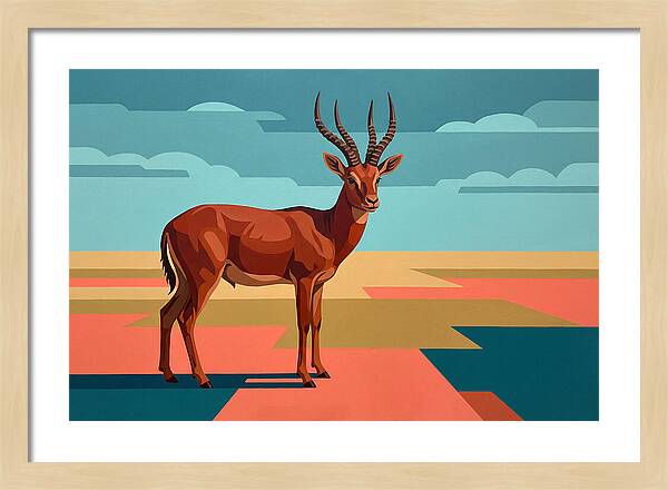Four Horned Antelope Standing Proud