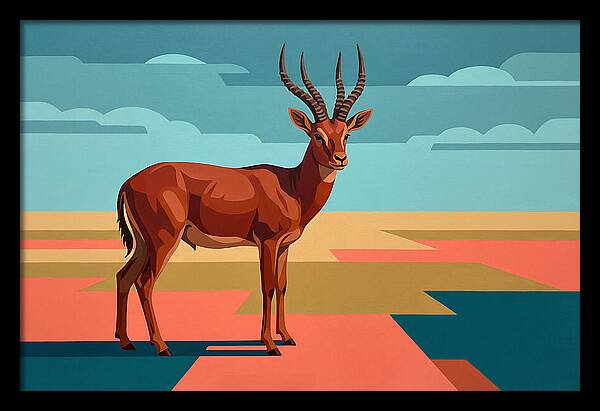 Four Horned Antelope Standing Proud