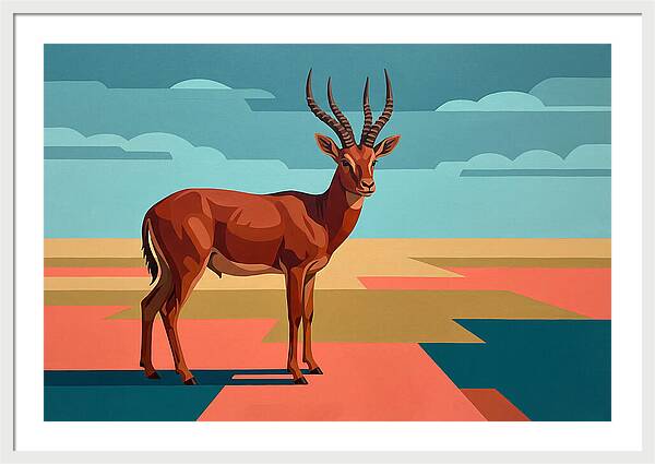Four Horned Antelope Standing Proud