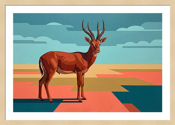 Four Horned Antelope Standing Proud