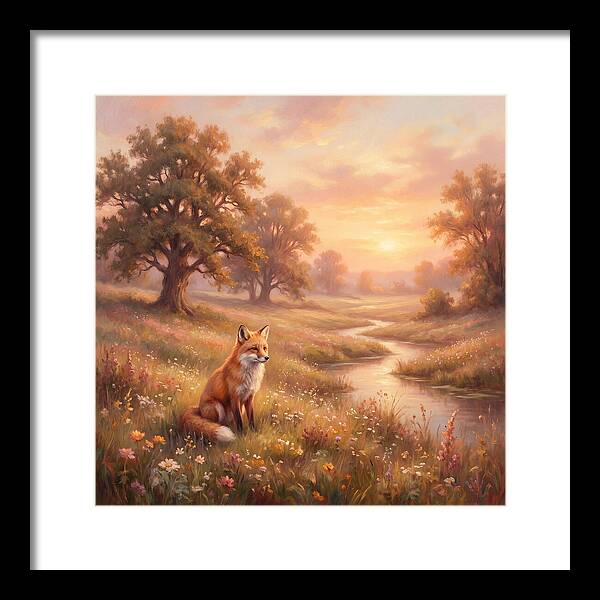 Fox In A Serene Landscape