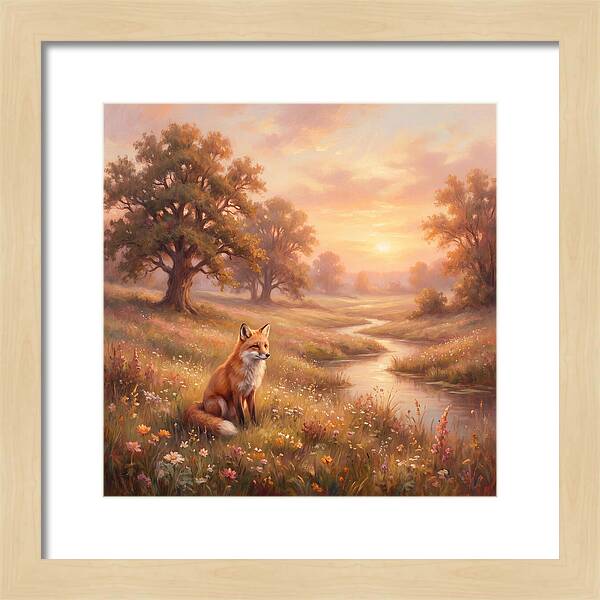 Fox In A Serene Landscape