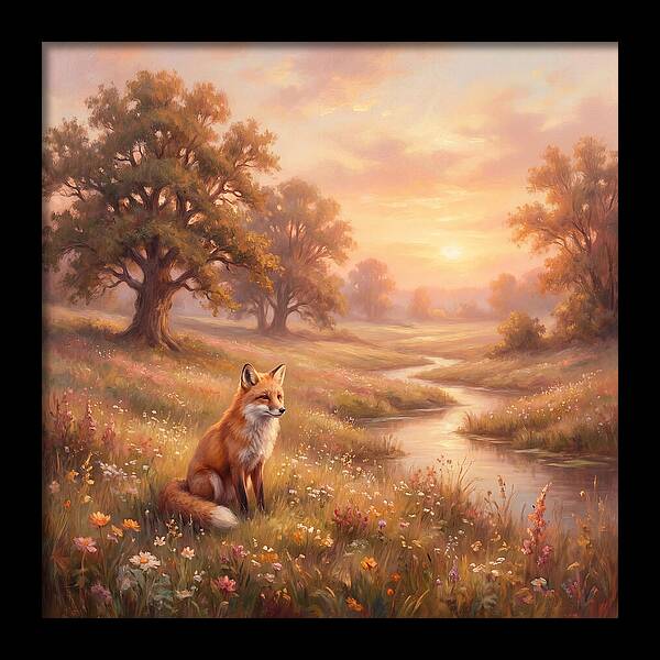 Fox In A Serene Landscape
