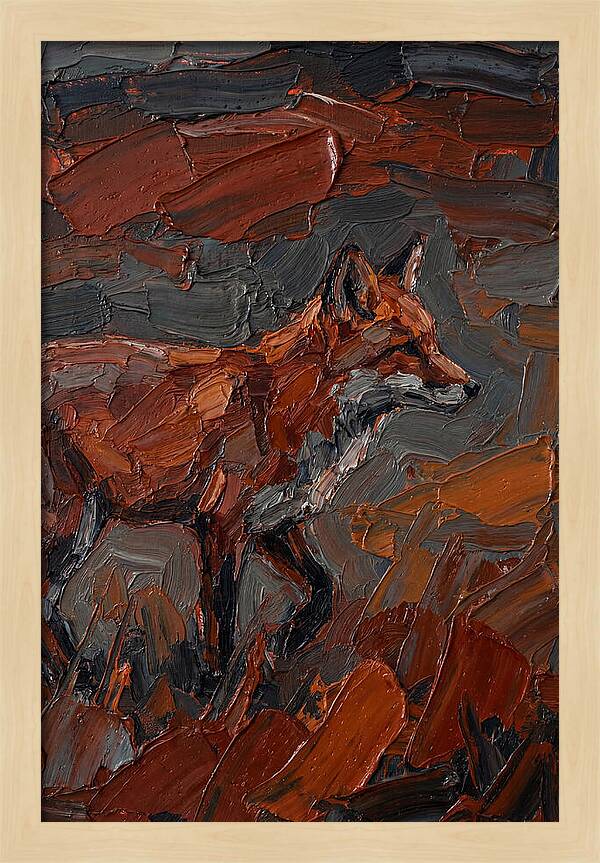 Fox In Earthy Tones