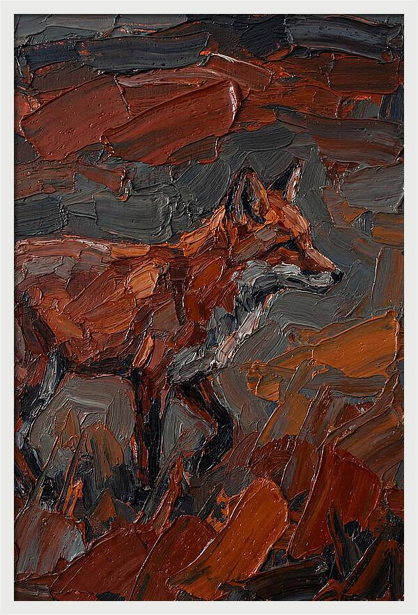 Fox In Earthy Tones