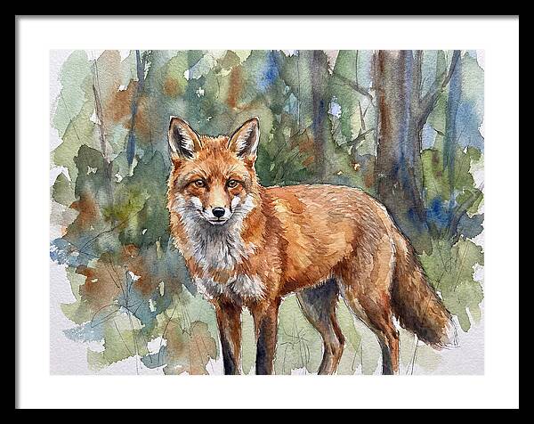 Fox In Natural Habitat