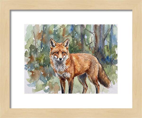 Fox In Natural Habitat