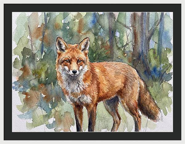 Fox In Natural Habitat