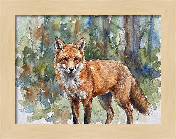 Fox In Natural Habitat