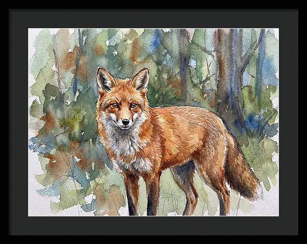 Fox In Natural Habitat