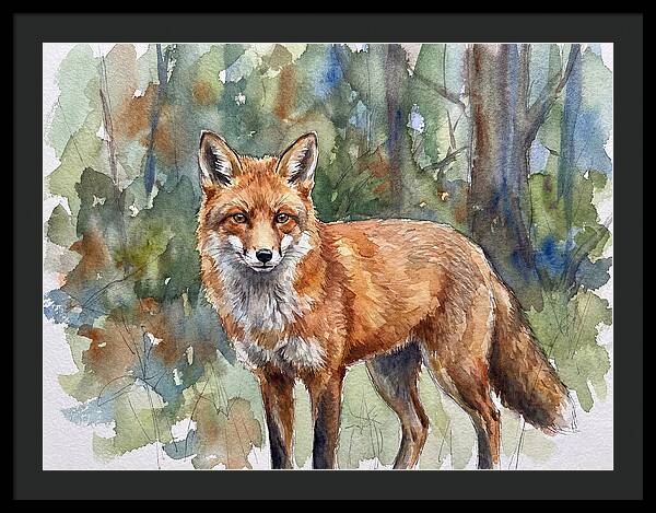 Fox In Natural Habitat