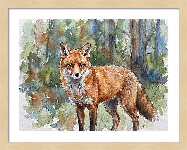 Fox In Natural Habitat