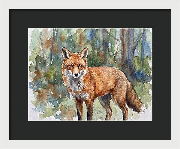 Fox In Natural Habitat