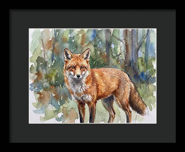Fox In Natural Habitat
