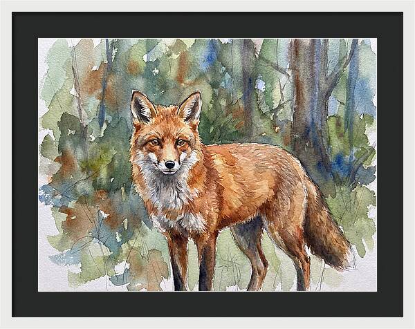 Fox In Natural Habitat