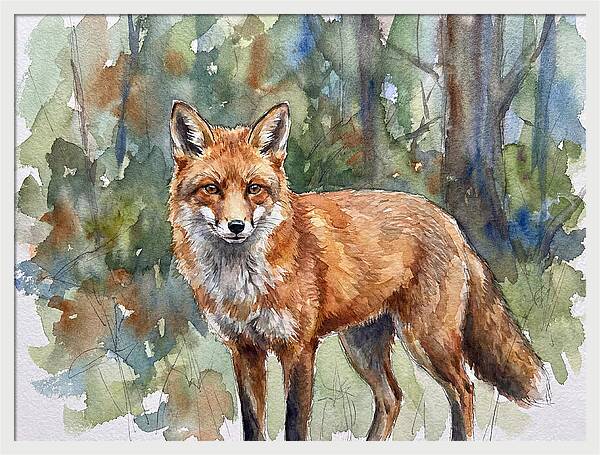 Fox In Natural Habitat