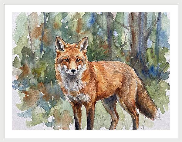 Fox In Natural Habitat