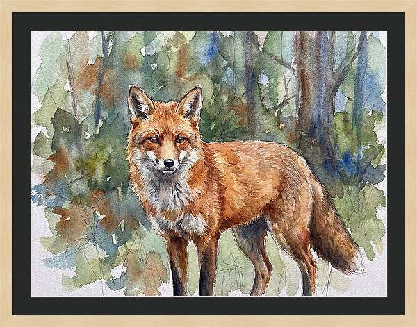 Fox In Natural Habitat