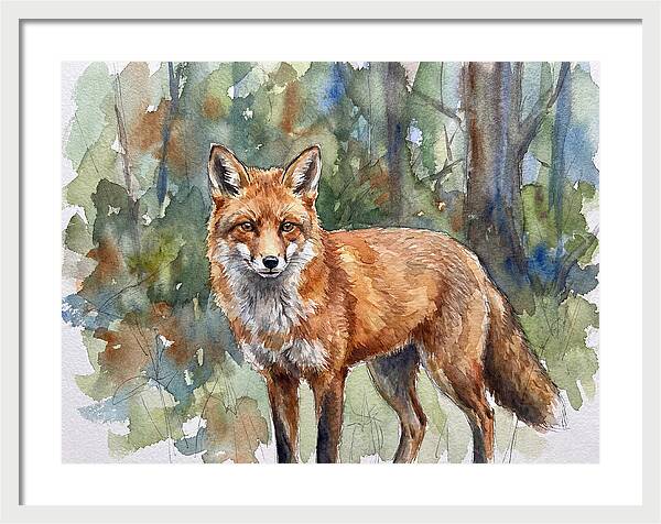 Fox In Natural Habitat