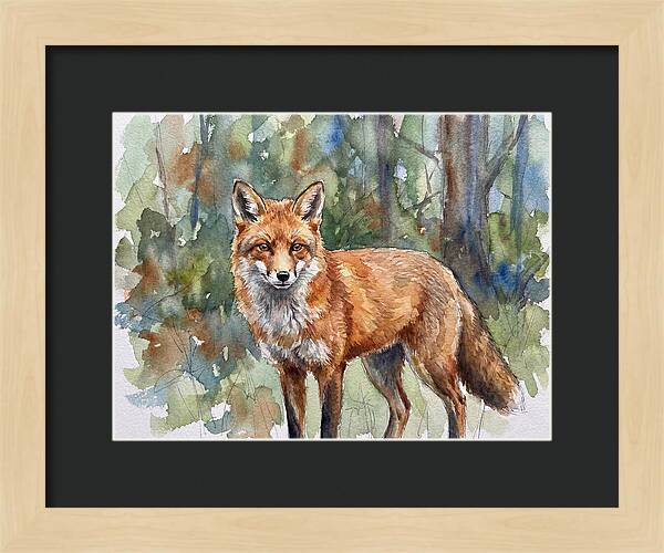 Fox In Natural Habitat