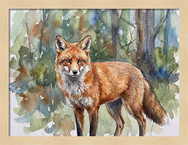 Fox In Natural Habitat