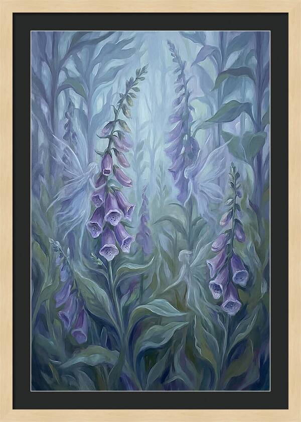 Foxglove Fairy Among Flowers