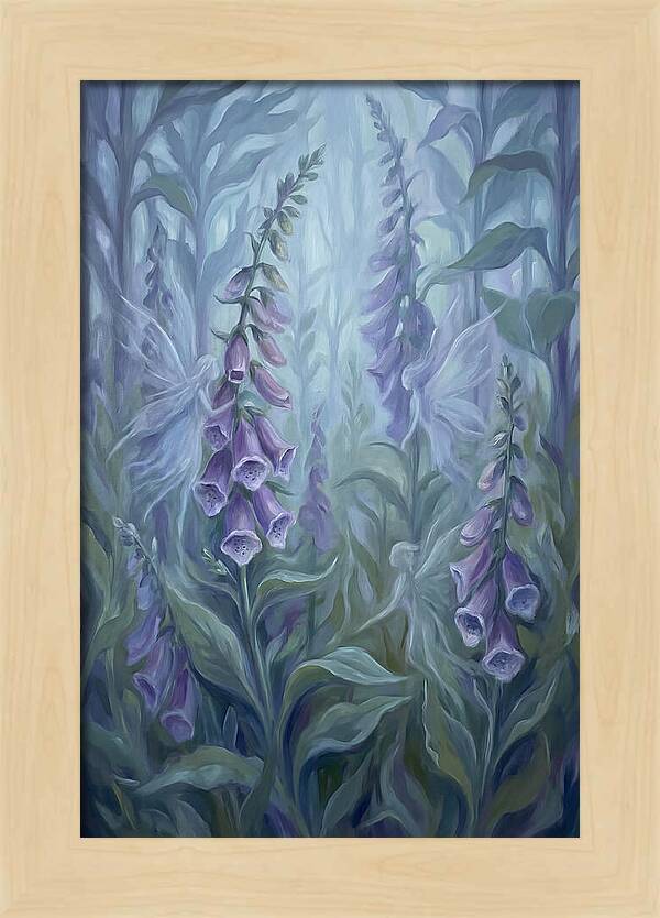 Foxglove Fairy Among Flowers