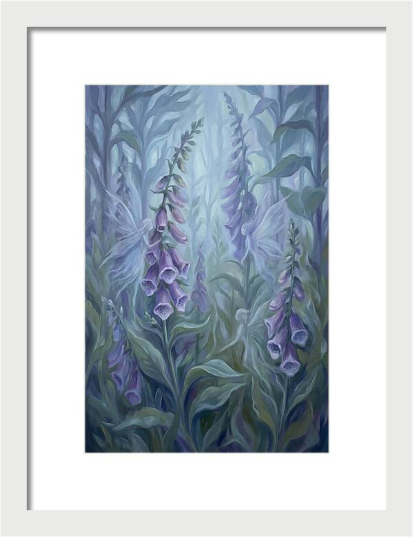 Foxglove Fairy Among Flowers