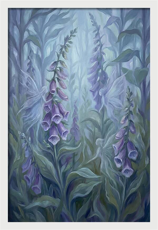 Foxglove Fairy Among Flowers